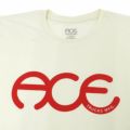 ACE T-SHIRT エース Tシャツ RINGS NATURAL スケートボード スケボー 1