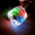 SHARK WHEEL シャークウィール ソフトウィール（クルーザー） FIREFLY CLEAR WITH MULTI COLOR LIGHTS（78A）60mm スケートボード スケボー 2