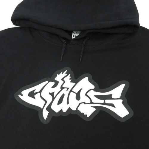 Chaos Fishing club パーカー　ECO HOODIE BLACK