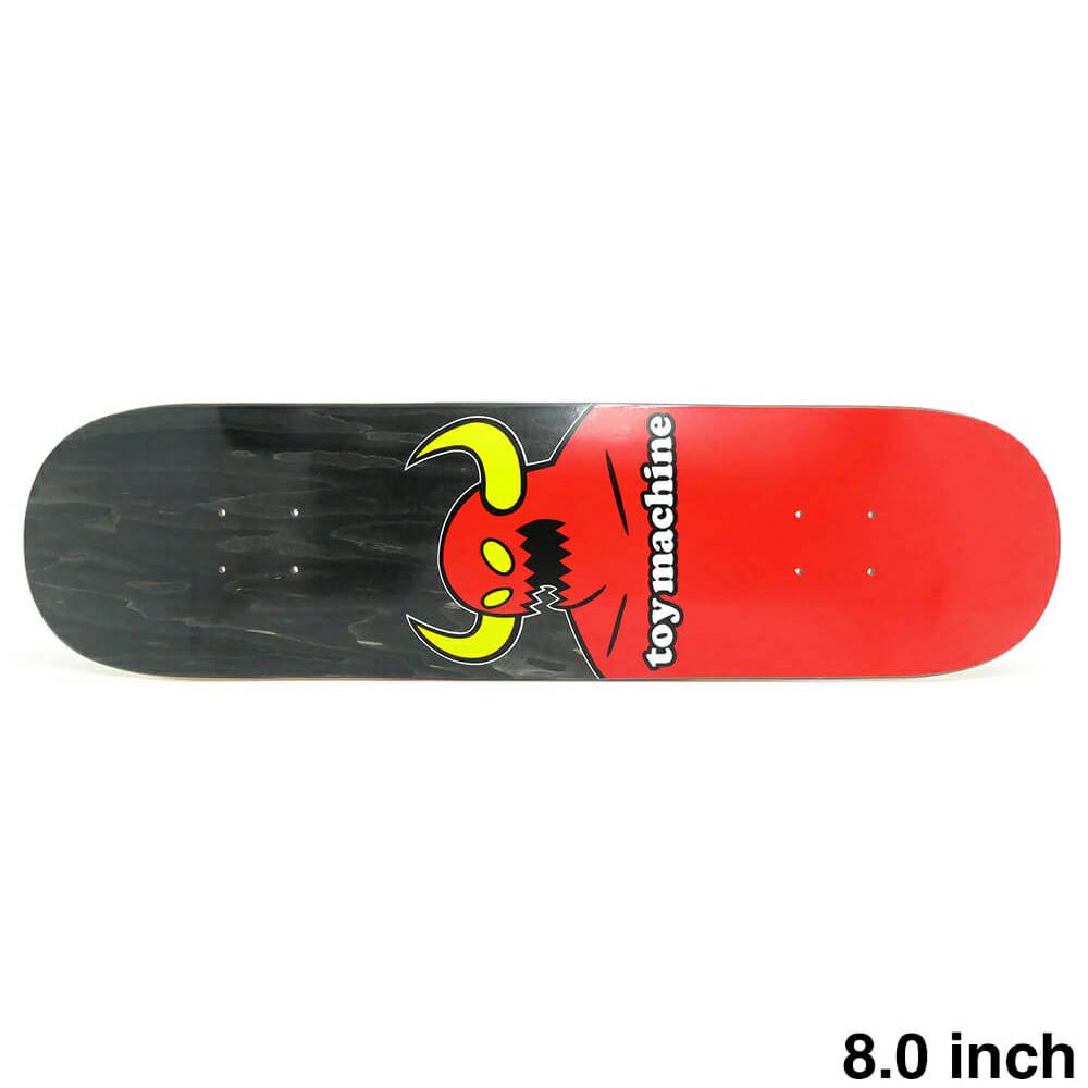 TOY MACHINE DECK トイマシーン デッキ TEAM MONSTER BLACK STAIN 8.0 スケートボード スケボー