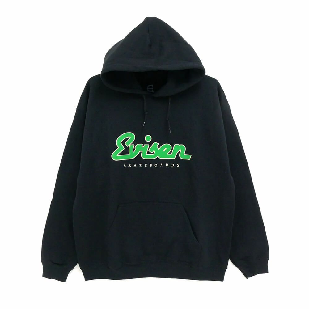 EVISEN HOOD エビセン パーカー DINER LOGO HOODIE BLACK スケートボード スケボー 