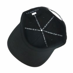 KROOKED CAP クルキッド キャップ STYLE KR SNAPBACK BLACK スケートボード スケボー 3