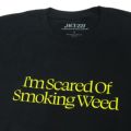JACUZZI T-SHIRT ジャグジー Tシャツ SCARED WEED BLACK スケートボード スケボー 1