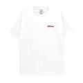 ALLTIMERS T-SHIRT オールタイマーズ Tシャツ TINY BROADWAY EMBROIDERED WHITE 刺繍ロゴ スケートボード スケボー 