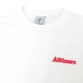 ALLTIMERS T-SHIRT オールタイマーズ Tシャツ TINY BROADWAY EMBROIDERED WHITE 刺繍ロゴ スケートボード スケボー 1