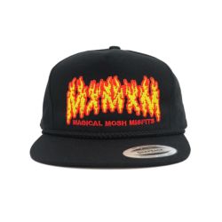 MAGICAL MOSH MISFITS CAP マジカルモッシュミスフィッツ キャップ FIRE MOSH MISFITS BLACK/RED スケートボード スケボー 1