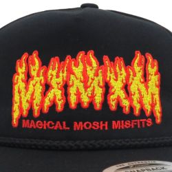 MAGICAL MOSH MISFITS CAP マジカルモッシュミスフィッツ キャップ FIRE MOSH MISFITS BLACK/RED スケートボード スケボー 4