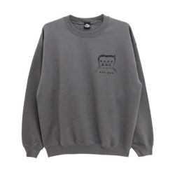 MAN WHO CREW SWEAT マンフー トレーナー MAN WHO CHARCOAL スケートボード スケボー 1