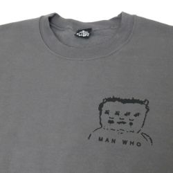 MAN WHO CREW SWEAT マンフー トレーナー MAN WHO CHARCOAL スケートボード スケボー 2