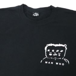 MAN WHO CREW SWEAT マンフー トレーナー MAN WHO BLACK スケートボード スケボー 2