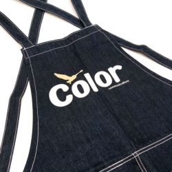 COLOR COMMUNICATIONS APRON カラーコミュニケーションズ エプロン WAWA OWL CROSS DARK INDIGO スケートボード スケボー 2