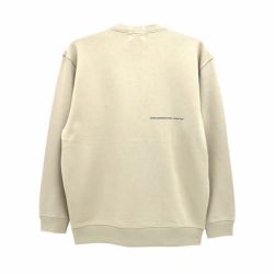 COLOR COMMUNICATIONS CREW SWEAT カラーコミュニケーションズ トレーナー HANDWRITE CHAIN LETTER SAND BEIGE スケートボード スケボー 1