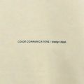 COLOR COMMUNICATIONS CREW SWEAT カラーコミュニケーションズ トレーナー HANDWRITE CHAIN LETTER SAND BEIGE スケートボード スケボー 4