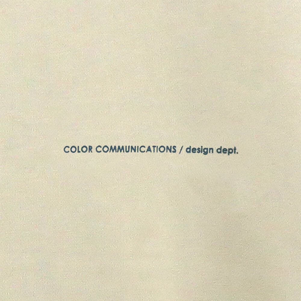 COLOR COMMUNICATIONS CREW SWEAT カラーコミュニケーションズ トレーナー HANDWRITE CHAIN LETTER SAND BEIGE スケートボード スケボー 4