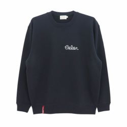 COLOR COMMUNICATIONS CREW SWEAT カラーコミュニケーションズ トレーナー HANDWRITE CHAIN LETTER NAVY スケートボード スケボー 