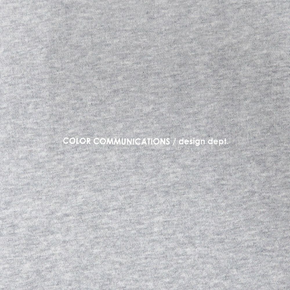 COLOR COMMUNICATIONS CREW SWEAT カラーコミュニケーションズ トレーナー HANDWRITE CHAIN LETTER GREY スケートボード スケボー 