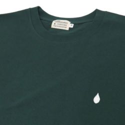 COLOR COMMUNICATIONS LONG SLEEVE カラーコミュニケーションズ ロングスリーブTシャツ DRIP EMB LINE by HIROKI MURAOKA DARK GREEN 刺繍ロゴ スケートボード スケボー 2