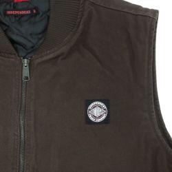  INDEPENDENT JACKET インディペンデント ジャケット BTG LAKEVIEW VEST DARK CHOCO スケートボード スケボー 2