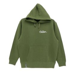 COLOR COMMUNICATIONS HOOD カラーコミュニケーションズ パーカー HANDWRITE CHAIN LETTER OLIVE スケートボード スケボー 