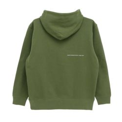 COLOR COMMUNICATIONS HOOD カラーコミュニケーションズ パーカー HANDWRITE CHAIN LETTER OLIVE スケートボード スケボー 1