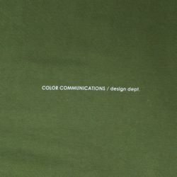 COLOR COMMUNICATIONS HOOD カラーコミュニケーションズ パーカー HANDWRITE CHAIN LETTER OLIVE スケートボード スケボー 3