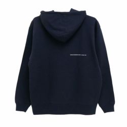 COLOR COMMUNICATIONS HOOD カラーコミュニケーションズ パーカー HANDWRITE CHAIN LETTER NAVY スケートボード スケボー 1