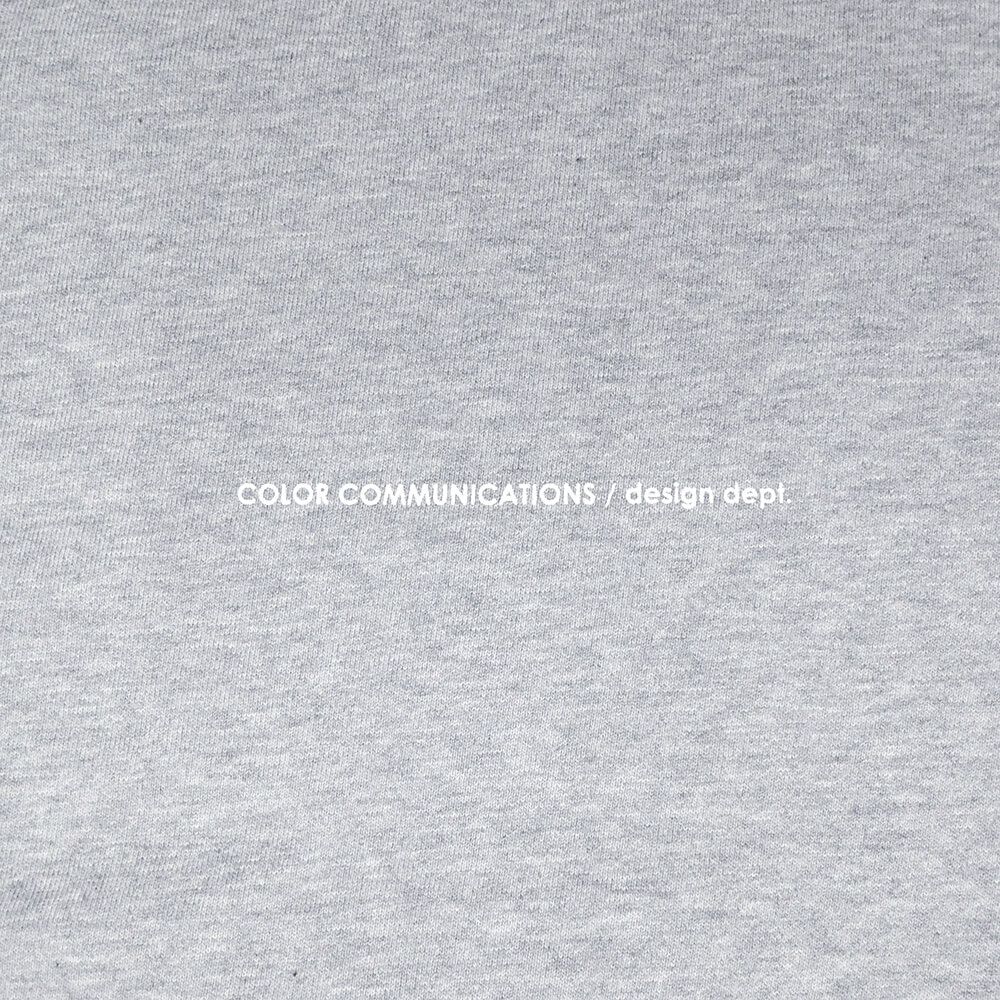 COLOR COMMUNICATIONS HOOD カラーコミュニケーションズ パーカー HANDWRITE CHAIN LETTER GREY スケートボード スケボー 3