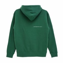 COLOR COMMUNICATIONS HOOD カラーコミュニケーションズ パーカー DRIP EMB LETTER SPOT IVY GREEN 刺繍ロゴ スケートボード スケボー 1