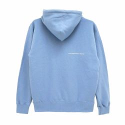 COLOR COMMUNICATIONS HOOD カラーコミュニケーションズ パーカー DRIP EMB LETTER SPOT ACID BLUE 刺繍ロゴ スケートボード スケボー 1