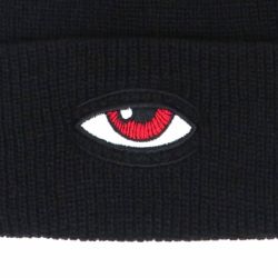 TOY MACHINE KNITCAP トイマシーン ニットキャップ SECT EYE DOCK BEANIE BLACK スケートボード スケボー 2