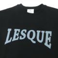 LESQUE CREW SWEAT レスケ トレーナー BIG LOGO BLACK スケートボード スケボー 1