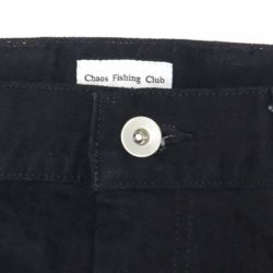 CHAOS FISHING CLUB JEANS カオスフィッシングクラブ パンツ ジーンズ RUN & GUN DENIM BLACK スケートボード スケボー 2