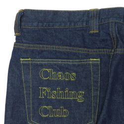 CHAOS FISHING CLUB JEANS カオスフィッシングクラブ パンツ ジーンズ RUN & GUN DENIM INDIGO スケートボード スケボー 5