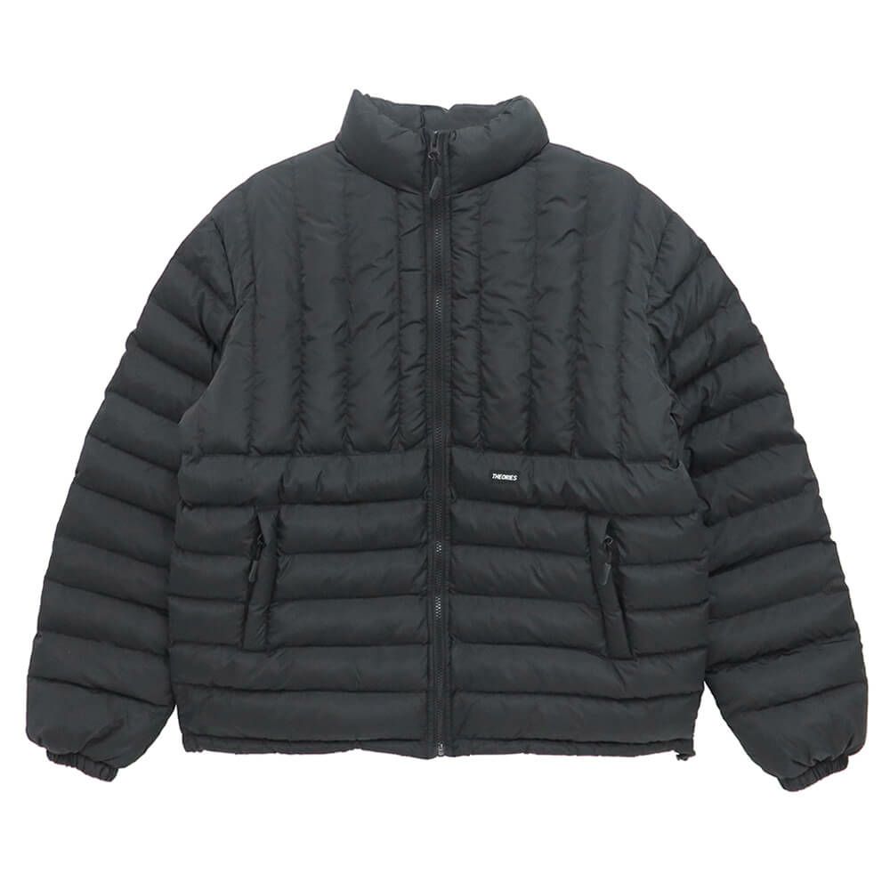 THEORIES JACKET セオリーズ ジャケット LUDLOW LIGHTWEIGHT PUFFER BLACK スケートボード スケボー 