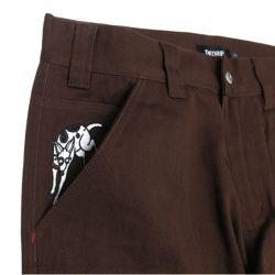 THEORIES PANTS セオリーズ パンツ ジーンズ PIANO TRAP TWILL CARPENTER DARK BROWN スケートボード スケボー 1