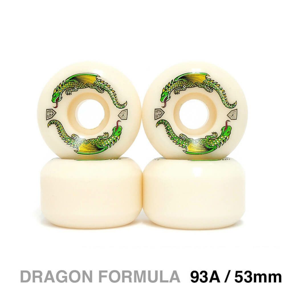 POWELL PERALTA WHEEL パウエルペラルタ ウィール DRAGON FORMULA（DF）93A DRAGONS 53mm x 33mm スケートボード スケボー