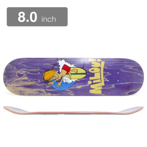 PIZZA DECK ピザ デッキ VINCENT MILOU SURF PURPLE STAIN 8.0