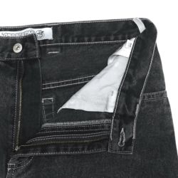 POLAR JEANS ポーラー パンツ ジーンズ 93! DENIM SILVER BLACK（POLAR LOGO） スケートボード スケボー 3