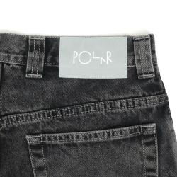 POLAR JEANS ポーラー パンツ ジーンズ 93! DENIM SILVER BLACK（POLAR LOGO） スケートボード スケボー 4