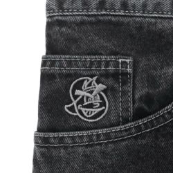 POLAR JEANS ポーラー パンツ ジーンズ 93! DENIM SILVER BLACK（POLAR LOGO） スケートボード スケボー 7