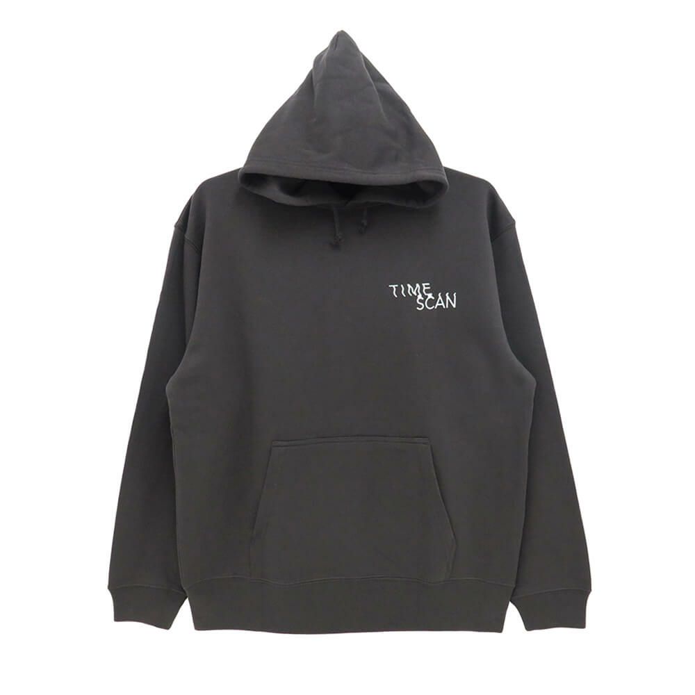 TIMESCAN HOOD タイムスキャン パーカー TIMESCAN 2 SUMI BLACK スケートボード スケボー 1