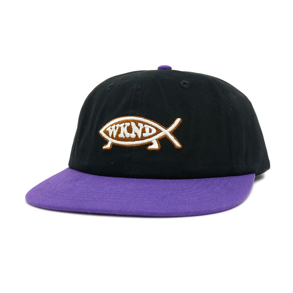  WKND CAP ウィークエンド キャップ EVO FISH BLACK/PURPLE スケートボード スケボー 