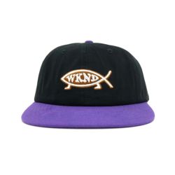  WKND CAP ウィークエンド キャップ EVO FISH BLACK/PURPLE スケートボード スケボー 1