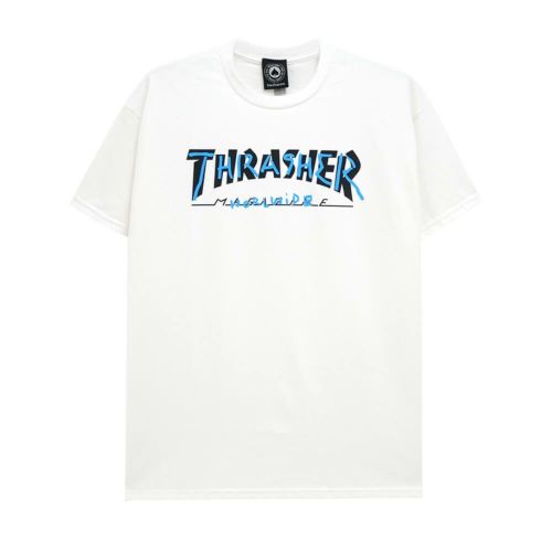 THRASHER T-SHIRT スラッシャー Ｔシャツ TRADEMARK WHITE（US企画 