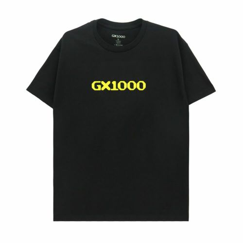 GX1000 T-SHIRT ジーエックス1000 Tシャツ OG LOGO BLACK スケートボード スケボー 