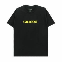 GX1000 T-SHIRT ジーエックス1000 Tシャツ OG LOGO BLACK スケート