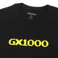 GX1000 T-SHIRT ジーエックス1000 Tシャツ OG LOGO BLACK スケートボード スケボー 1