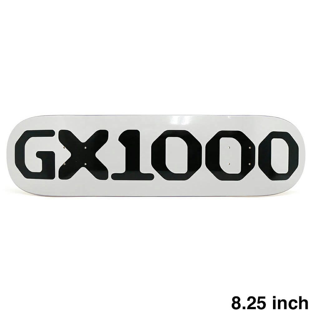 GX1000 DECK ジーエックス1000 デッキ TEAM OG LOGO GREY 8.25 スケートボード スケボー