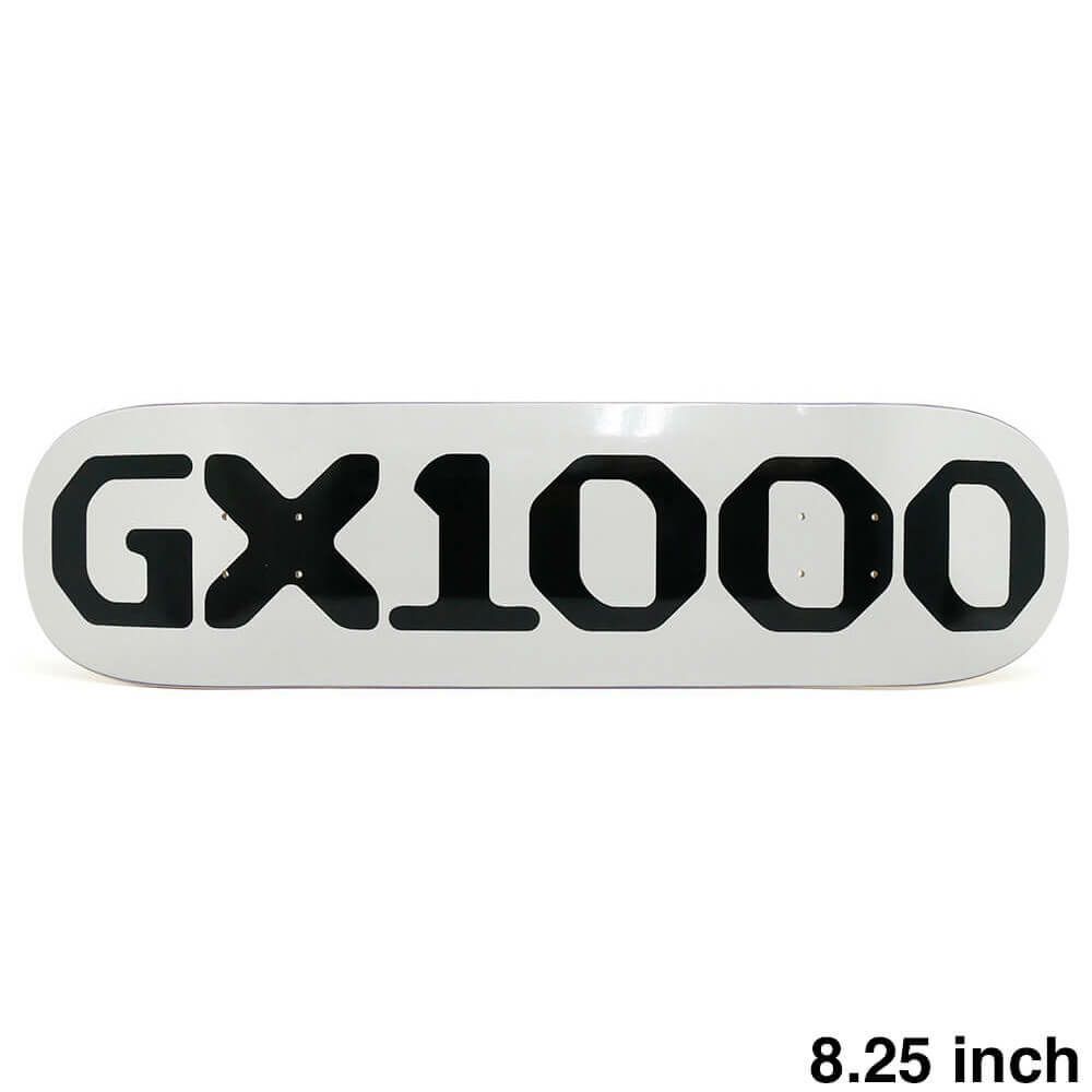 GX1000 DECK ジーエックス1000 デッキ TEAM OG LOGO GREY 8.25 スケートボード スケボー