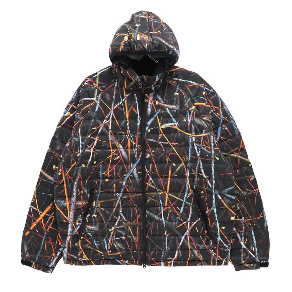  TIGHTBOOTH（TBPR）JACKET タイトブース ジャケット LIGHT DOWN JKT BRANCH CAMO スケートボード スケボー 